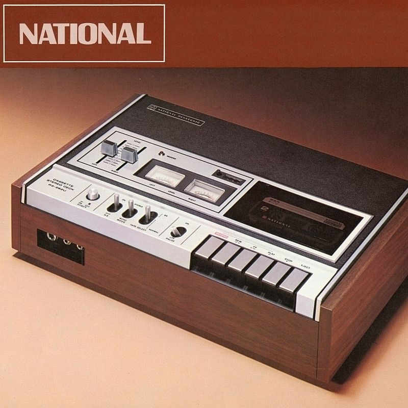 national panasonic cassette deck